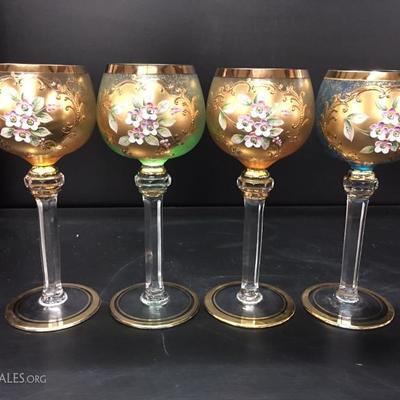 Bohemian goblets