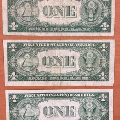 1953C 1953D 1953E $1 Silver Certificates