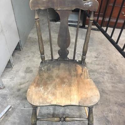 Wood chair