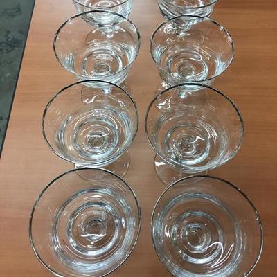 Gorham crystal champagne glasses