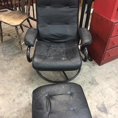 Chair and ottoman
