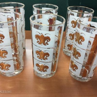 Anchor Hocking glasses with bowl
