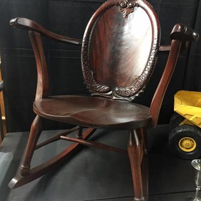 Mahogany rocker