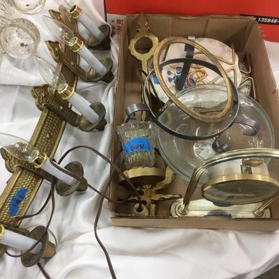 Brass box lot