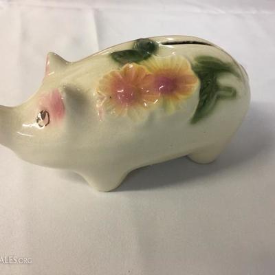 Hull pottery piggy bank