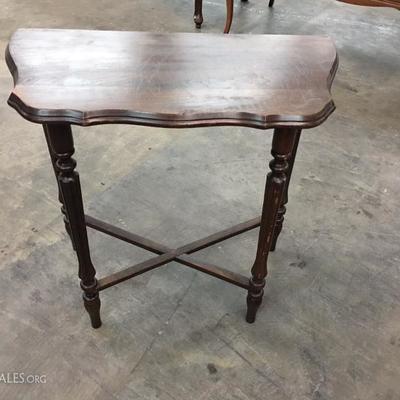 Antique half table
