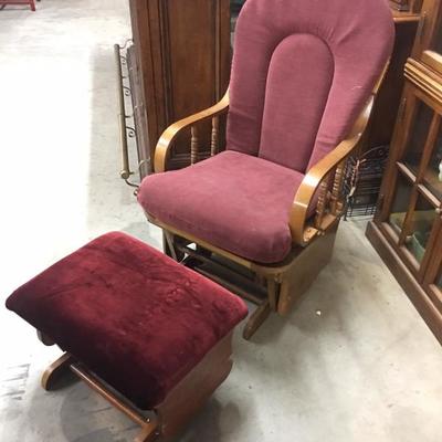 Chair and ottoman