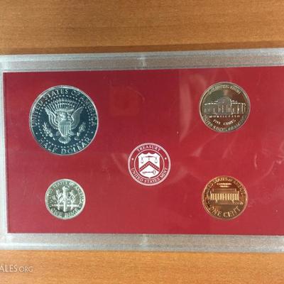 1999 S US Mint Silver proof set