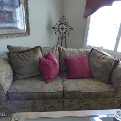 Available for pre-sale!  $400 for sofa.  Not pictured:  matching loveseat $300, chair $200, and ottoman $125