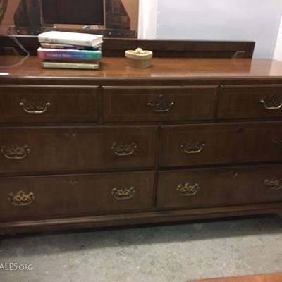 Wood 7 drawer dresser $150.00