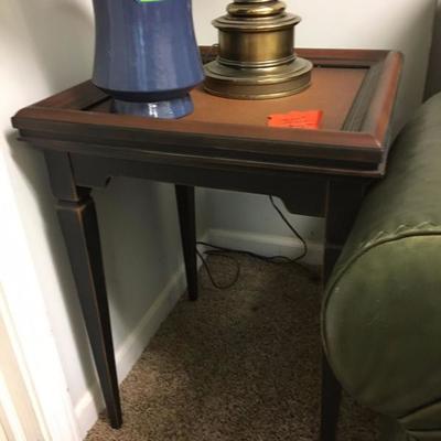 wood end table $50