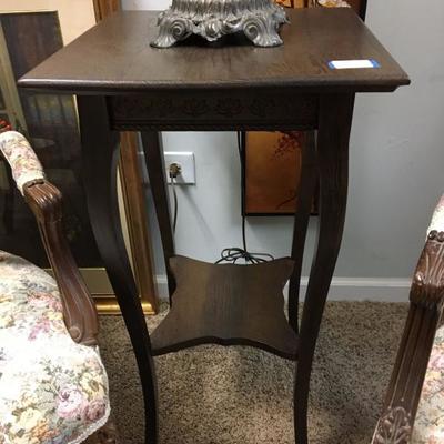 Wood end table $60