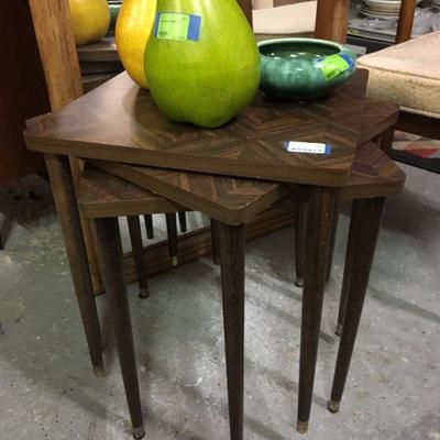 Stacking end tables $25