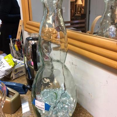 glass vase $35