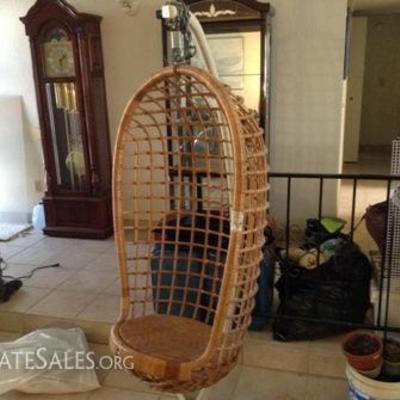 Swinging Rattan Hanging Egg Chair