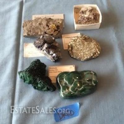 Rhodonite & Assorted Minerals Lot