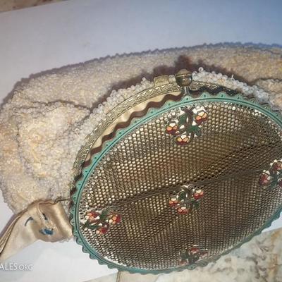 ANTIQUE BEADED PURSE