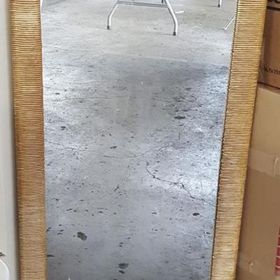 DCK006 Large Carved Wood Framed Hall Mirror
