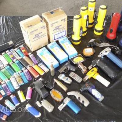 DCK073 Black Out - Flashlights, Motion Lights, Huge Assortment of Lighters
