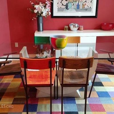 multi-colored dining set MUST SEE!