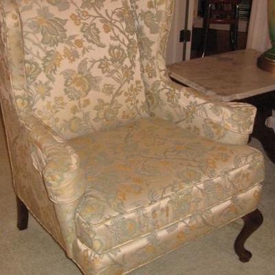 Drexel wing-back chair 41x31x33 inches
