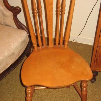 Tiger maple chair
