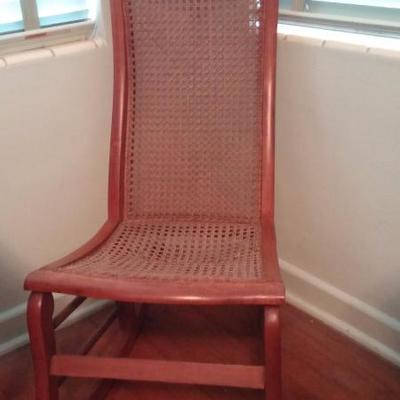 Oak rocking chair
