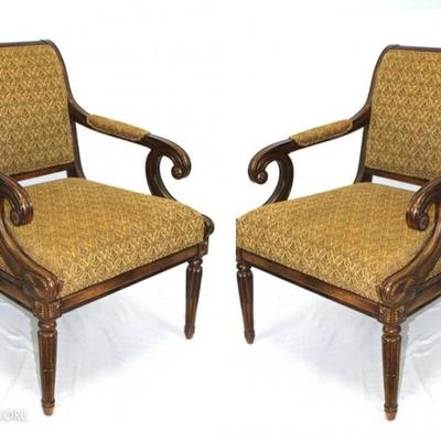 pair of armchairs
