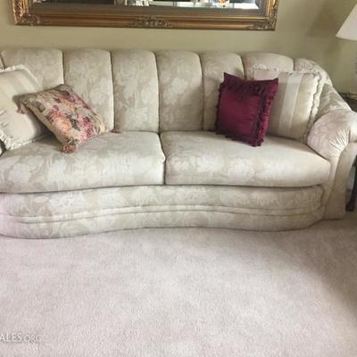 Sofa with matching armchair 
