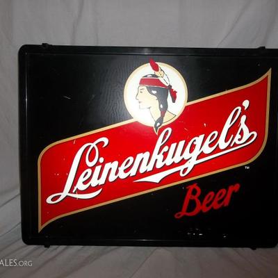 Leinenkugel Beer Light - Works. - Several beer lights & collectibles