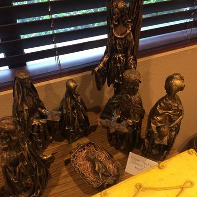 Paper Mache Nativity 