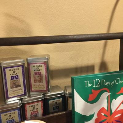 Vintage Tool Box and Tea Cannisters 