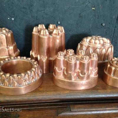 Old Copper Mold Collection