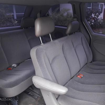 Interior of minivan