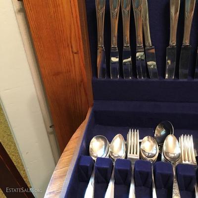 Silverplate and sterling flatware