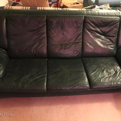 Leather sofa
