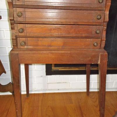 Antique sewing chest $140 [needs repair]