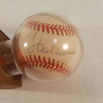 Hank Arron baseball $225