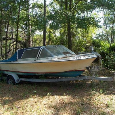 1972 Aristocraft 19' boat 
Mercruiser outboard motor
boat trailer
$1,200