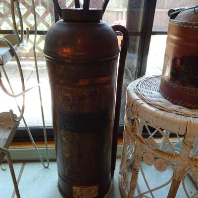 antique Bison fire extinguisher from the 1970's