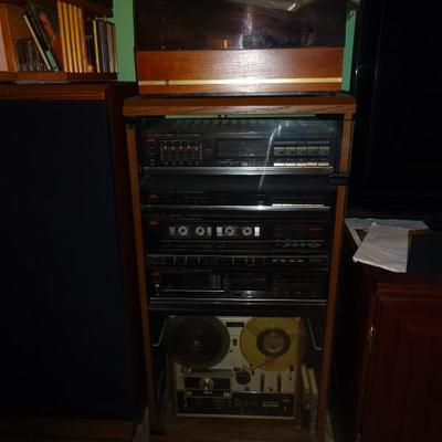 fisher stereo system   and    reel to reel