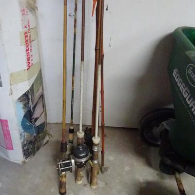 fishing poles