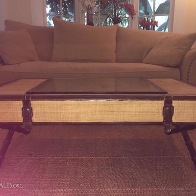 Suitcase inspired coffee table