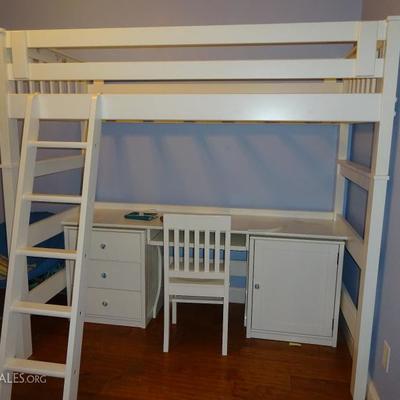 bunk bed & desk. from Pier 1 for kids