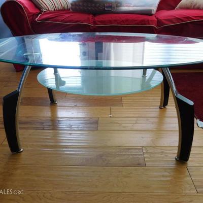 Glass Top Coffee Table