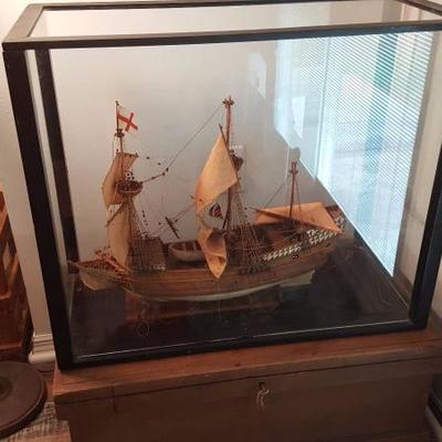 antique model ship