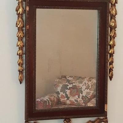 Antique mirror with Federal Mark
