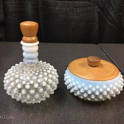 Fenton 2 pc hobnail set