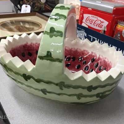 Watermelon dish