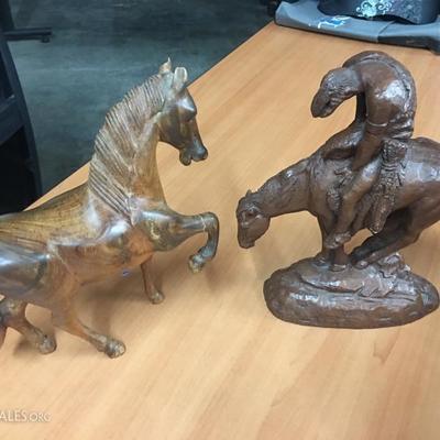 Wooden horses
